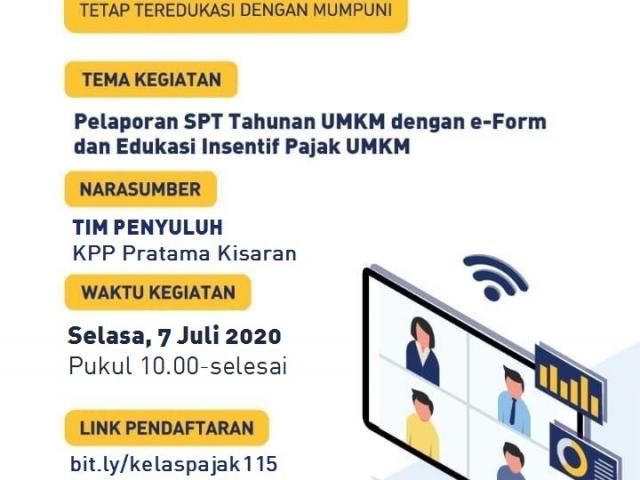 Genjot Kepatuhan Kpp Kisaran Rutin Adakan Kelas Pajak Daring Direktorat Jenderal Pajak