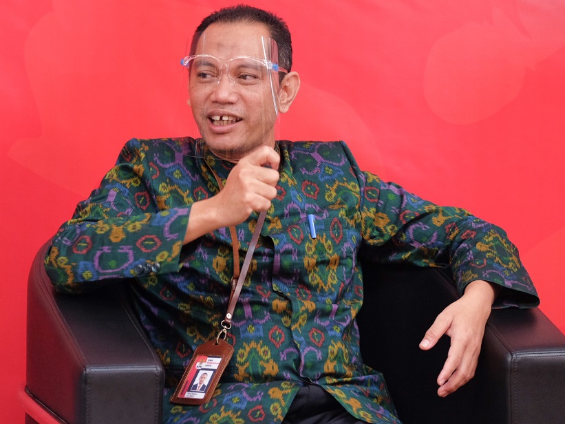 Wakil Ketua KPK Nurul Gufron menyampaikan tanggapannya dalam sesi diskusi