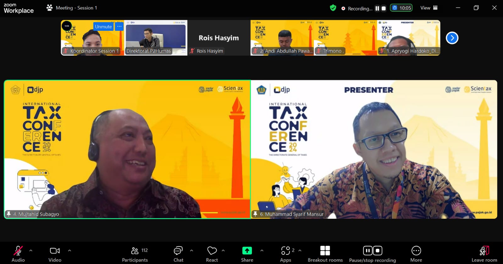 peserta menyampaikan diseminasi hasil karyanya