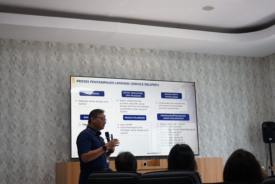 Materi Standar Pelayanan oleh Kepala Seksi Pelayanan