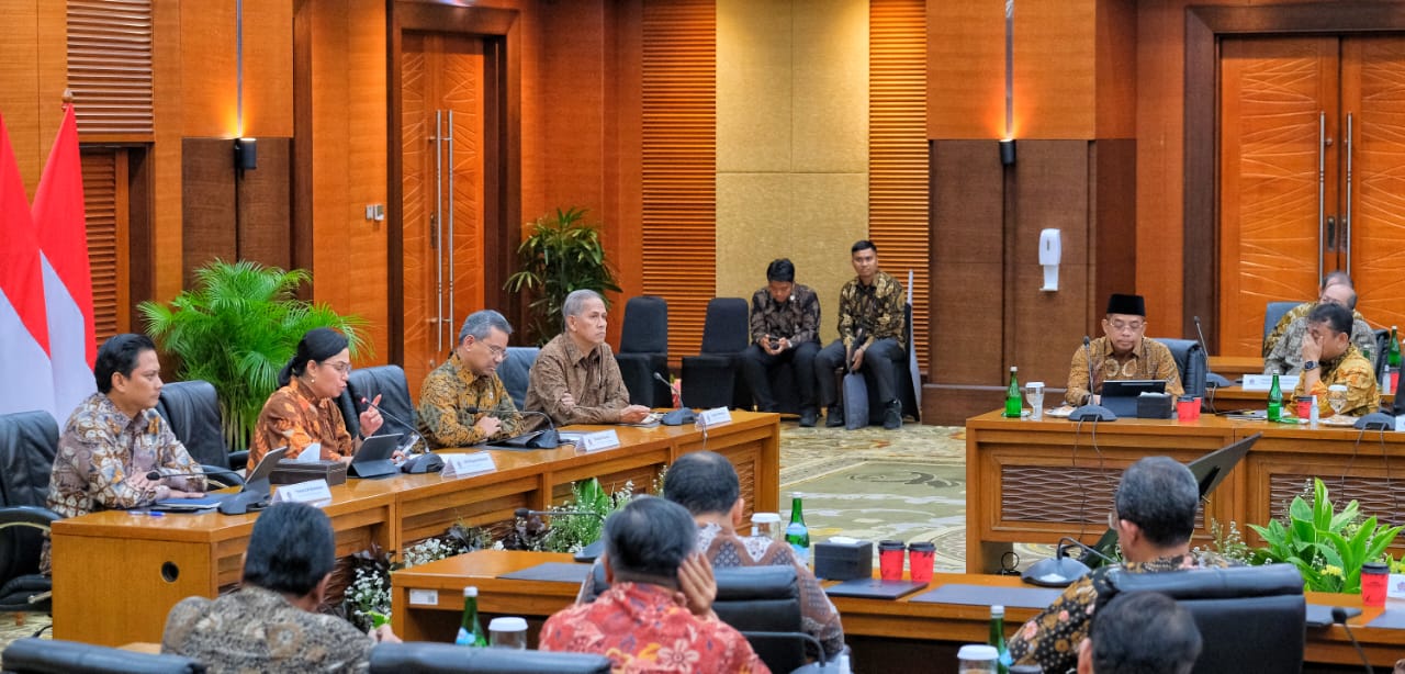 Suasana kegiatan Tutup Kas Akhir Tahun 2024 dan Peluncuran Coretax DJP