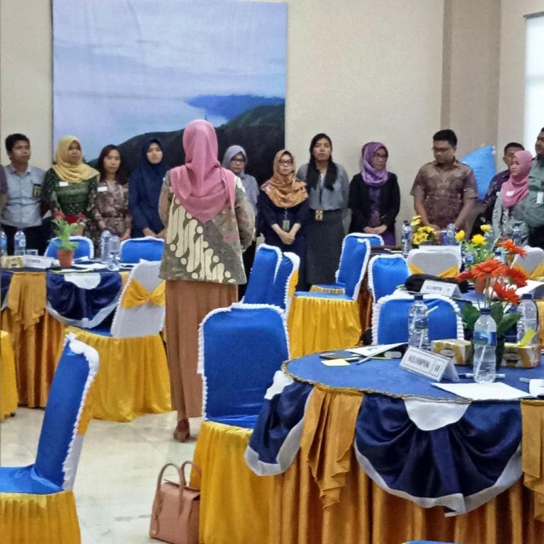 Pengarahan yang diberikan oleh Ibu Heru dari PPSDM