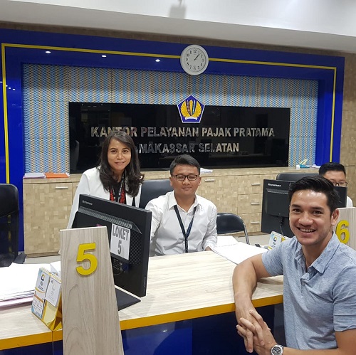 Andrew White di Tempat Pelayanan Terpadu KPP Pratama Makassar Selatan