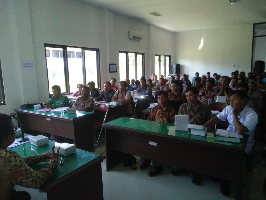Sosialisasi Gapoktan di Dinas Pertanian Kab. Pacitan