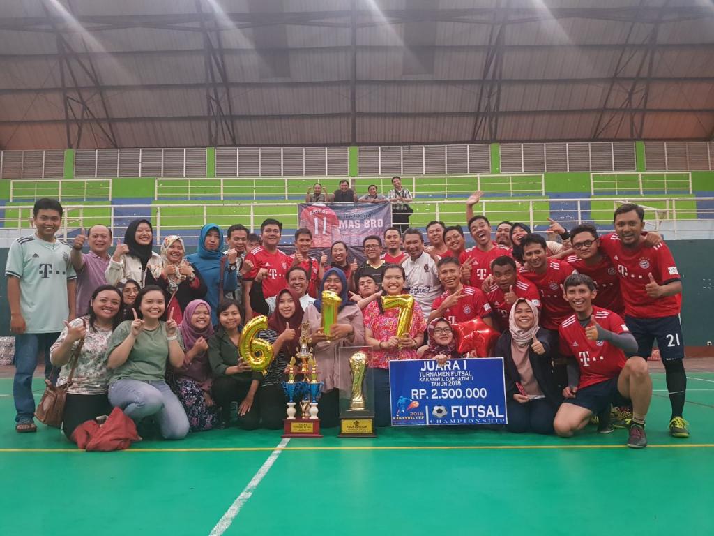 Hebat! Sidoarjo Selatan Pertahankan Juara I Piala KaKanwil DJP Jatim II