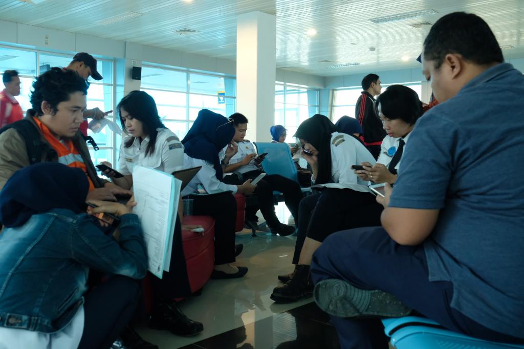 Suasana kelas pajak, peserta antusias mengisi SPT.