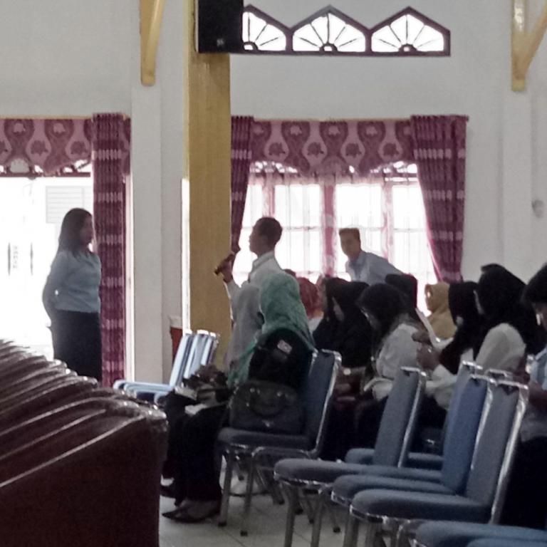 Sesi Tanya Jawab Peserta dan Pemateri saat edukasi berlangsung