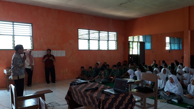 Kata Sambutan perwakilan sekolah SMA Negeri Dharma Pancasila Medan