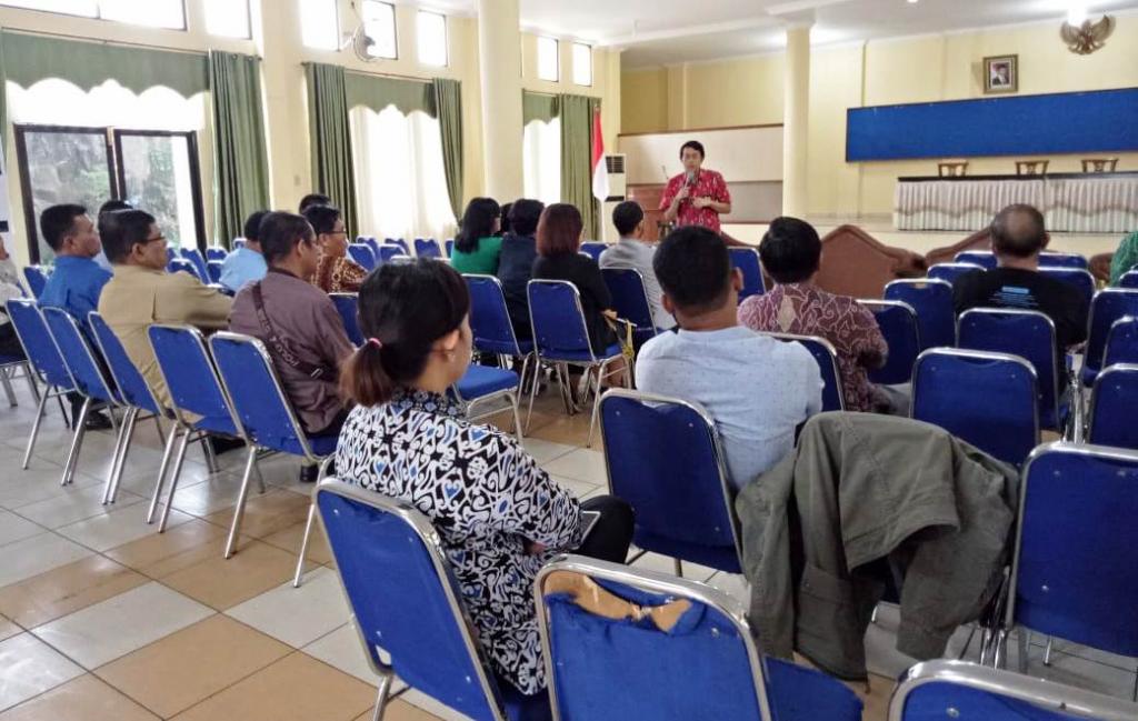 Prosesi Tanya Jawab yang dipandu oleh Kepala Seksi Waskon II Ramot Mulia Jekson Simarmata usai semua materi telah disampaikan kepada peserta