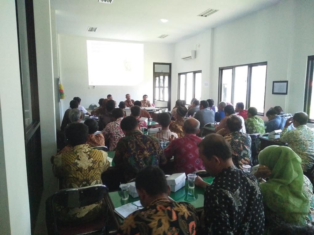 Sosialisasi Gapoktan di Dinas Pertanian Kab. Pacitan