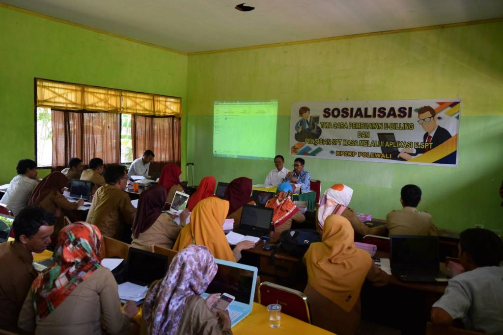 Pembukaan oleh Kepala UPTD Dinas Pendidikan Kec. Matakali