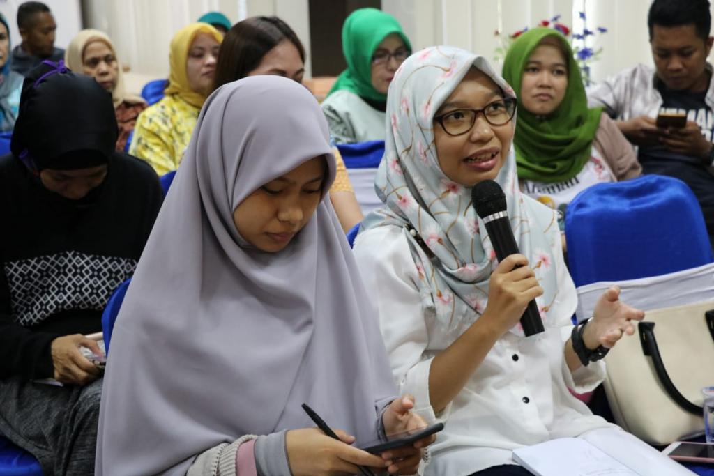 Peserta antusias dalam bertanya