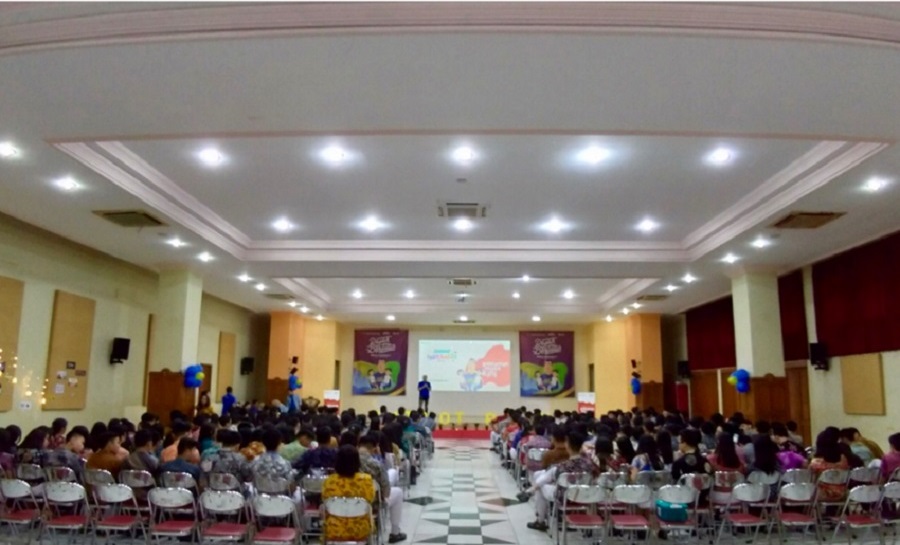 Antusias peserta mendengarkan pemaparan materi Pajak Bertutur