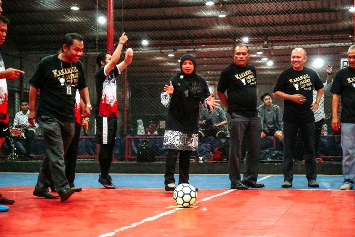 Kick-off perdana oleh Kakanwil DJP Jakarta Barat disaksikan jajaran pejabat Eselon III di lingkungan Kanwil DJP Jakarta Barat.