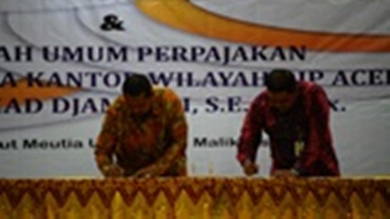 Penandatangan Kesepakatan Bersama antara Kanwil DJP Aceh dengan Universitas Malikussaleh