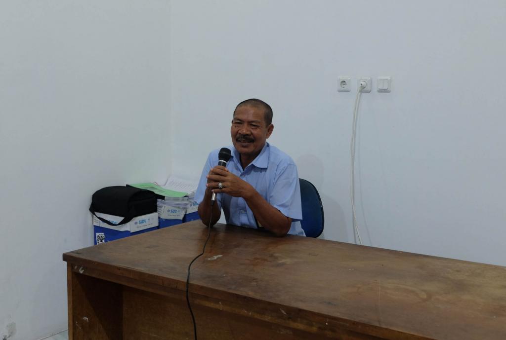 Kepala KP2KP Dompu membuka acara Bimbingan Teknis