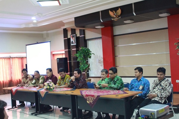 Kepala KPP Pratama Boyolali, Budiyan, memberikan sambutan