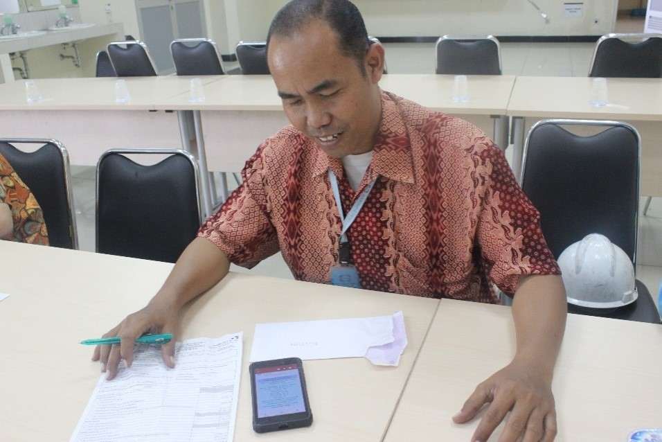 Salah satu karyawan PT Hon Chuan Indonesia yang telah berhasil melaporkan pajaknya melalui e-filing dan mendapatkan BPE melalui email