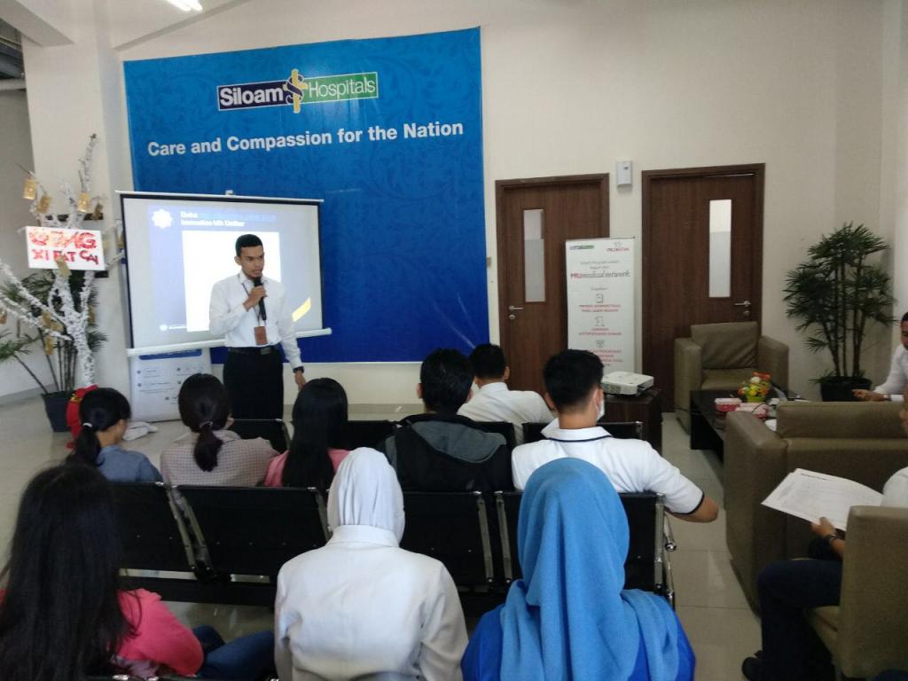 Suasana sosialisai perpajakan di RS Siloam Baubau