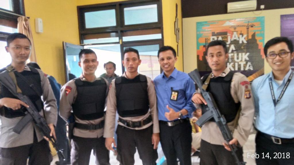 Peserta OJT Bersama Brimob Paser Setelah e-filing SPT