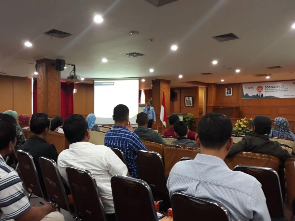 Suasana Edukasi Perpajakan Wajib Pajak Usahawan se-Kabupaten Penajam Paser Utara