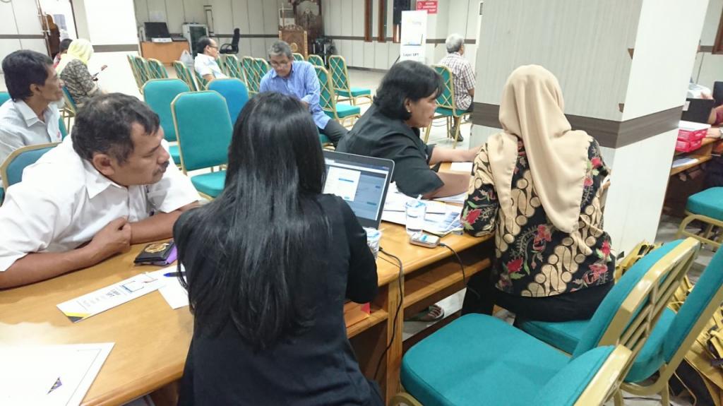 Suasana sosialisasi e-Filing di Ditjen Minerba