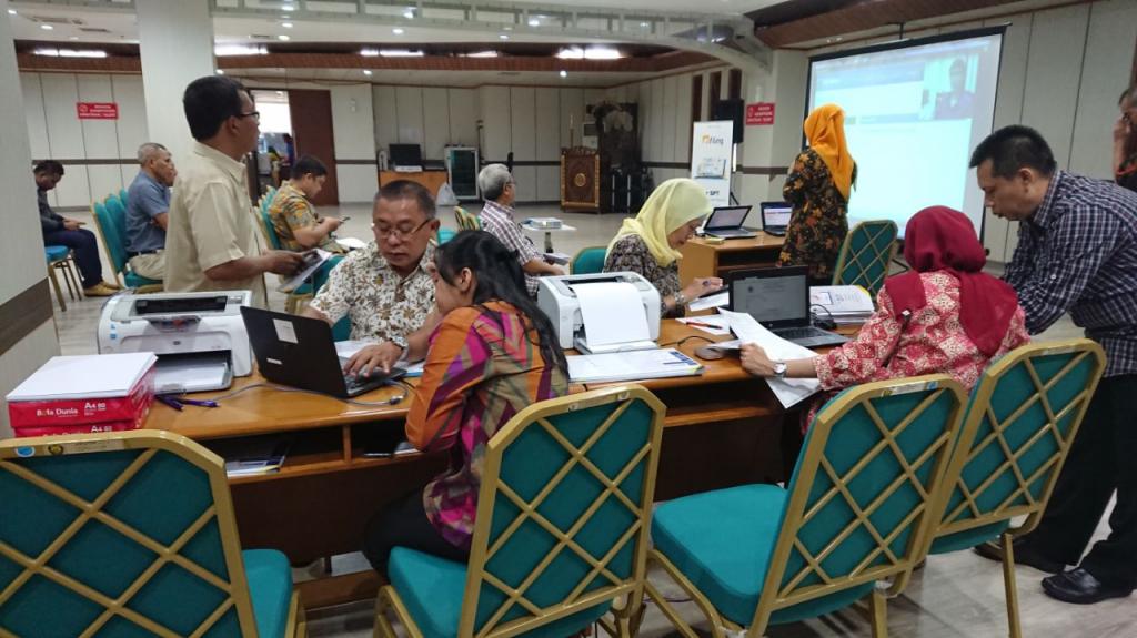 Suasana sosialisasi e-Filing di Ditjen Minerba