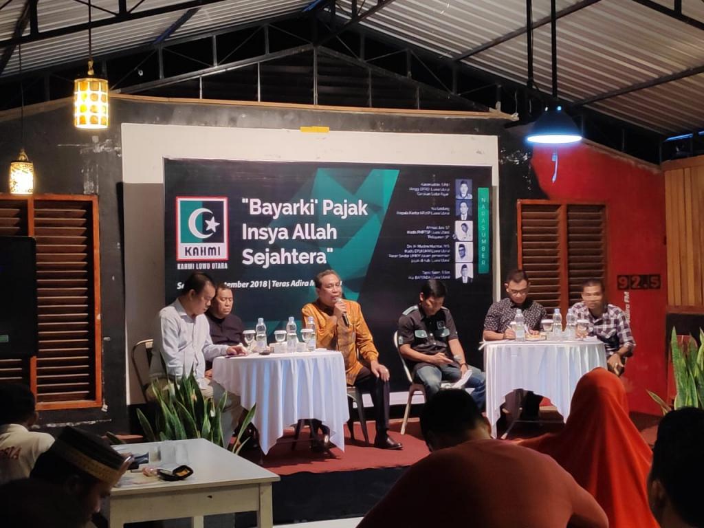 Kepala KP2KP Masamba Menyampaikan Materi