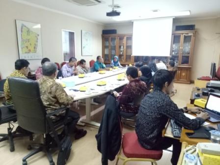 Kabid P2 Humas Kanwil DJP Jaktim menyampaikan maksud dan tujuan kegiatan monitoring dan evaluasi pengamanan penerimaan tahun 2018