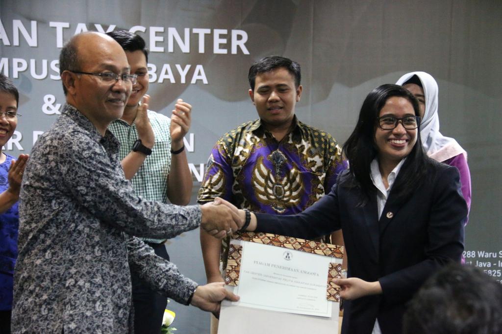 Prosesi penerimaan Tax Center sebagai Anggota Forum Tax Center Surabaya