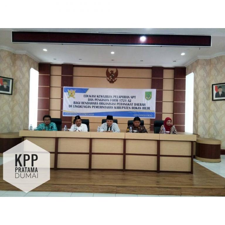 Pembukaan acara yang dipimpin oleh Kepala KPP Pratama Dumai