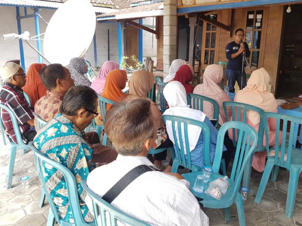 Perwakilan KPP Pratama Bojonegoro memberikan penjelasan terkait kewajiban pelaporan SPT Tahunan untuk para pensiunan