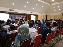 Penyampaian materi PER 25/Pj/2018