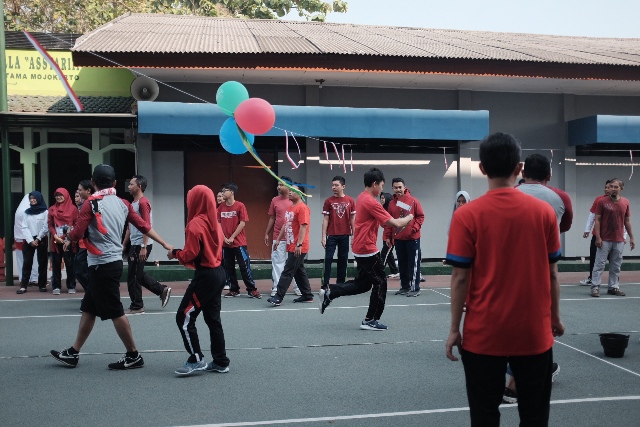 Kemeriahan perayaan Hari Kemerdekaan di KPP Pratama Mojokerto