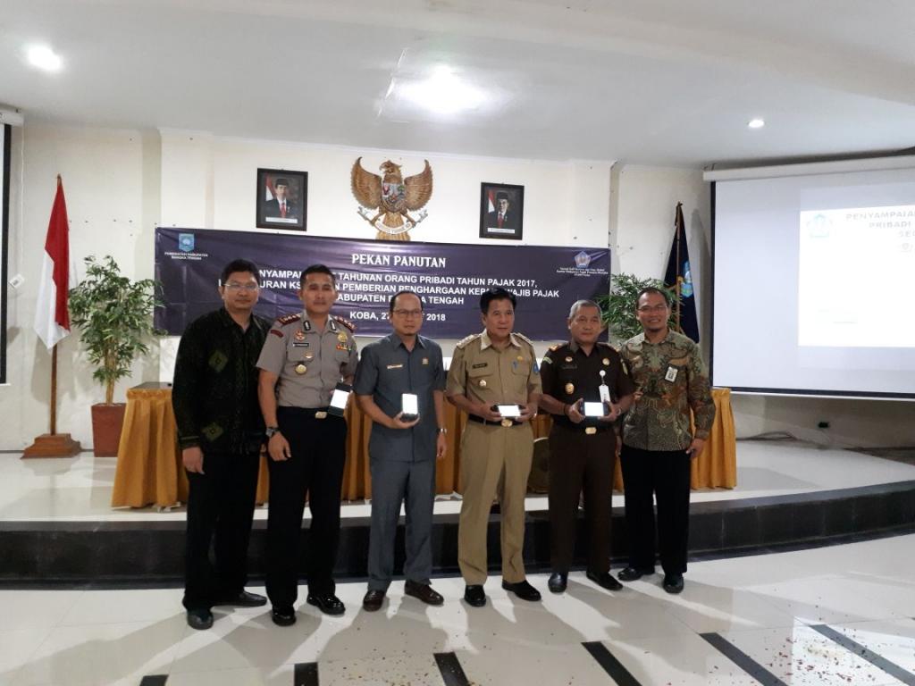 Pelaporan SPT Tahunan Bupati dan Forkopimda lewat e-Filing.