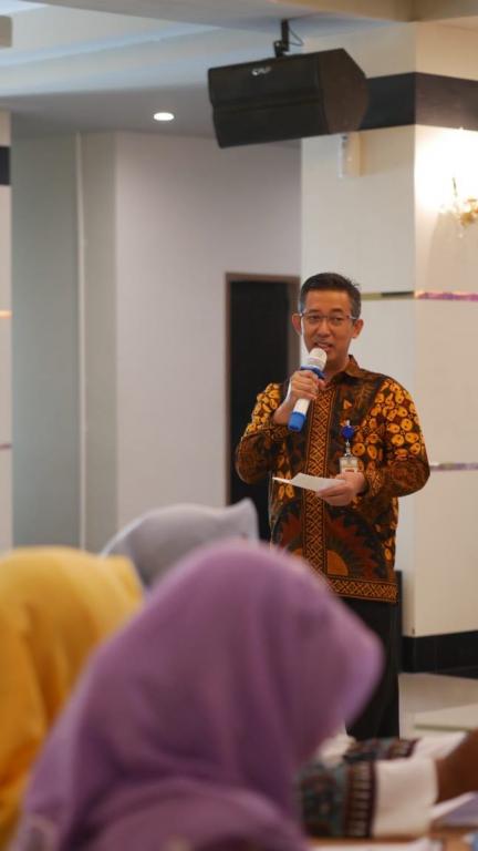 sambutan Kepala KPP Pratama Tanjung Pinang yang diwakili oleh Dirgo Handoko