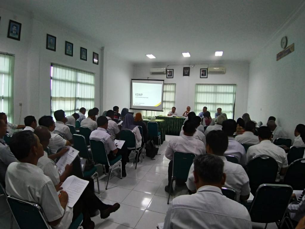 KPP Pratama Ponorogo Adakan Sosialisasi KSWP Kab. Pacitan DPTMPTSP (Rabu,1/8)