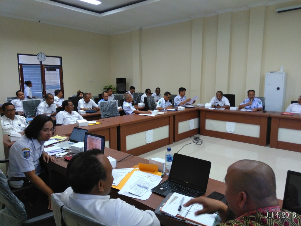 Suasana rapat pembahasan Kawasan Ekonomi Khusus Sorong