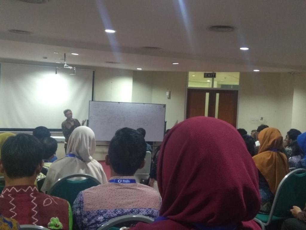 Suasana saat Kapusdiklat Pajak memberikan ceramah