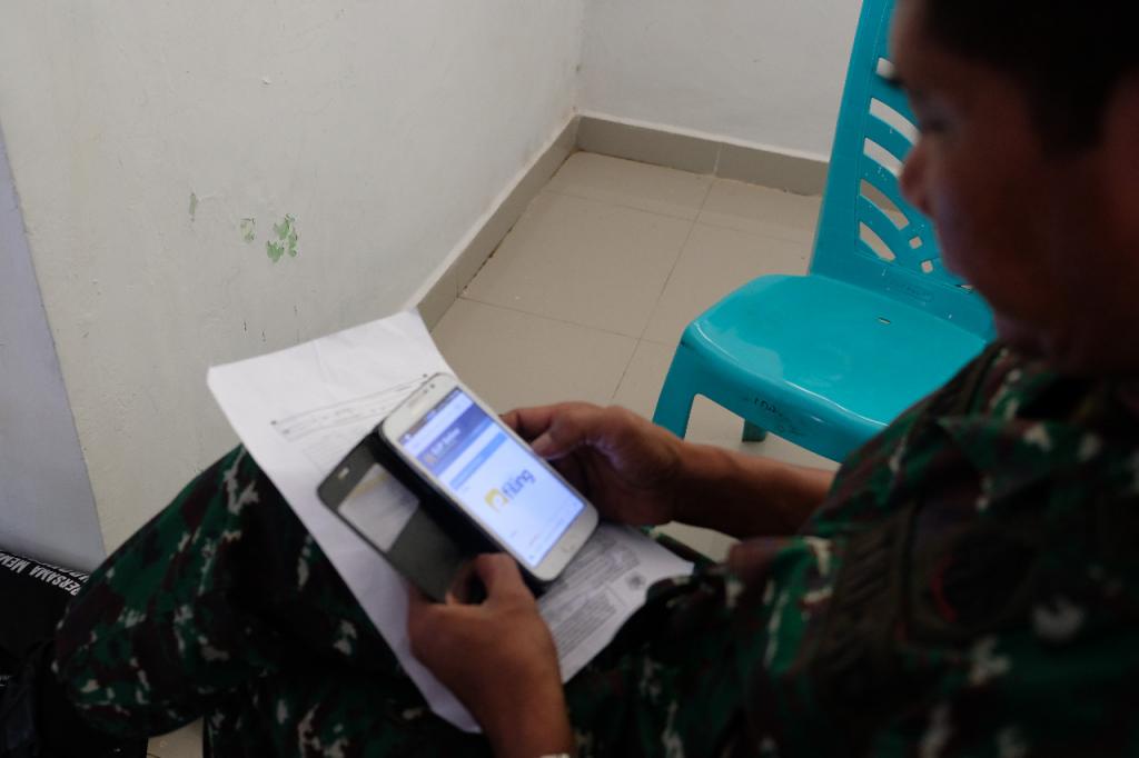 Wajib Pajak melapor SPT Tahunan melalui smartphone