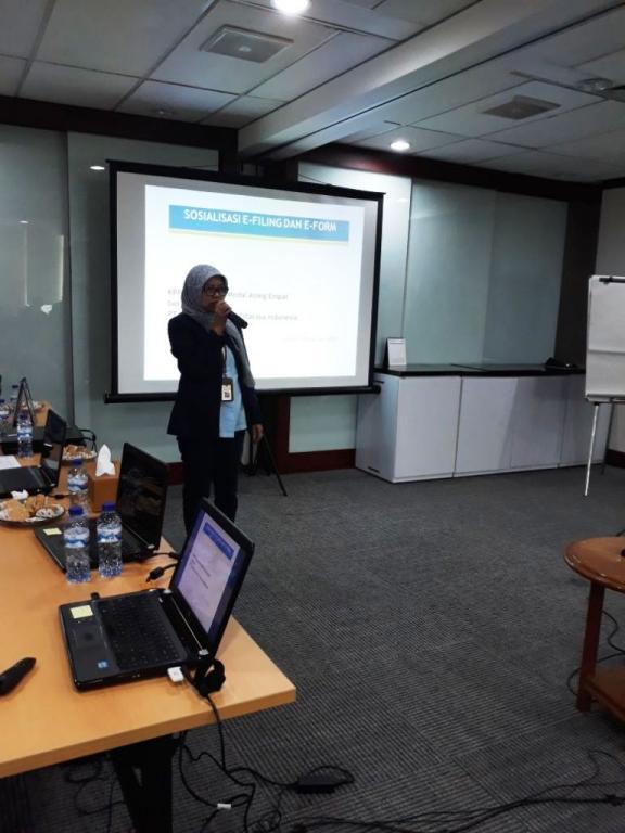 Sambutan Kepala Seksi Pelayanan Kantor Pelayanan Pajak (KPP) Penanaman Modal Asing (PMA) Empat