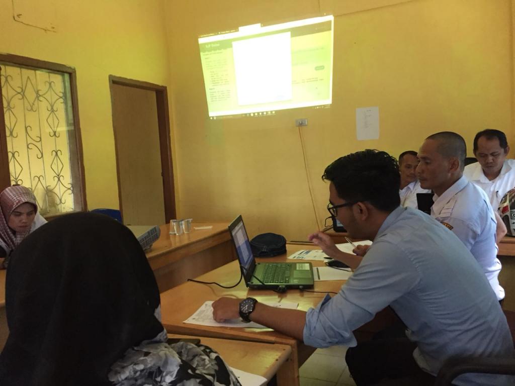 Suasana jalannya edukasi e-filing