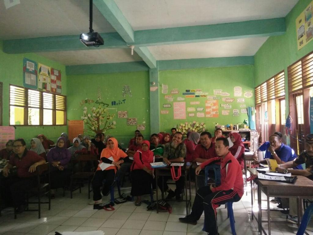 Suasana Bimtek e-FIling di SMPN 1 Enrekang