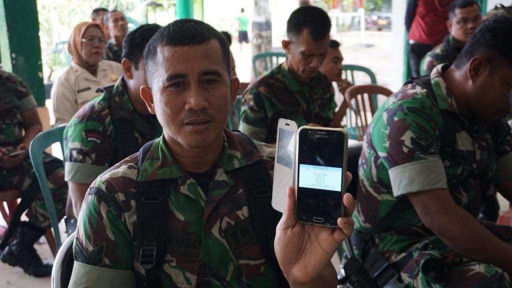 peserta berhasil mendapatkan Bukti Penerimaan Elektronik