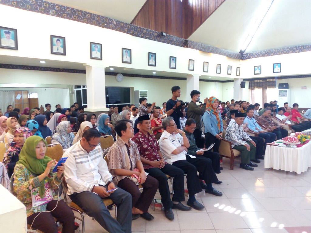 Peserta kegiatan Rakorsus Ramadhan 1439 H dan Seminar Zakat Lazismu Parepare