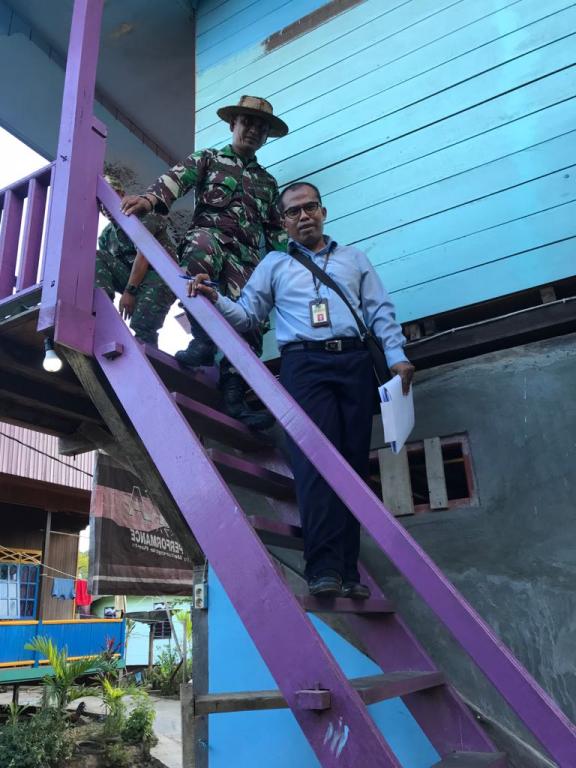 Petugas Lakukan Canvassing Dengan Didampingi Aparat Babinsa