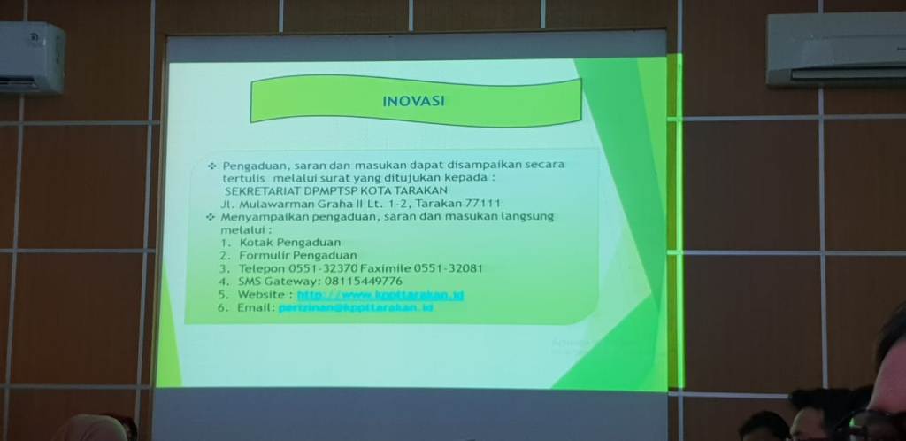 Materi IHT dari DPMPTSP Kota Tarakan
