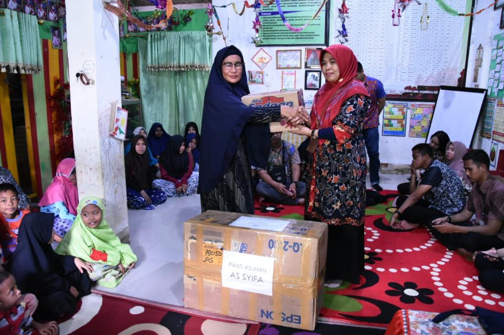 Suasana Kegiatan Bakti Sosial