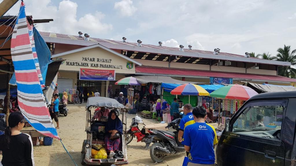 Pasar Martajaya yang merupakan target lokasi edukasi PP23