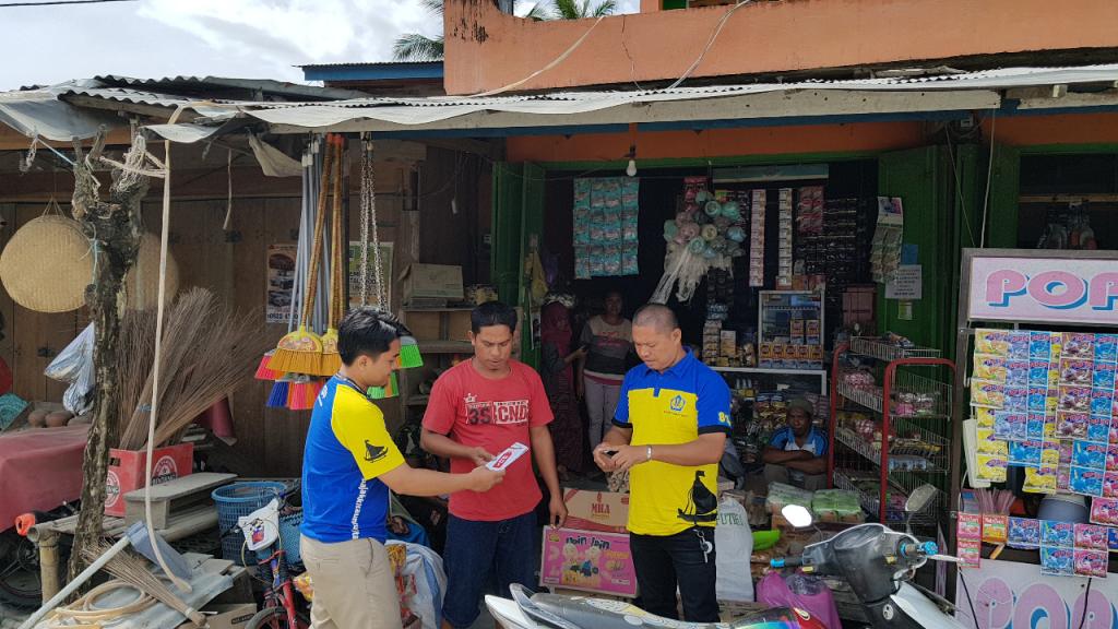 Edukasi PP23 oleh Tim KP2KP Pasangkayu kepada UMKM Pedagang Eceran
